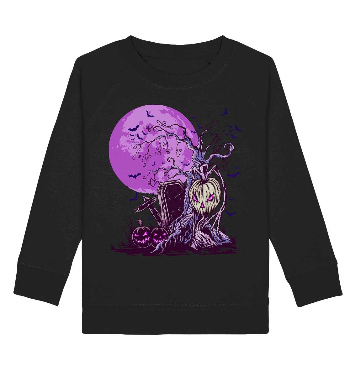 Halloween Illustration 6 - Kids Organic Sweatshirt