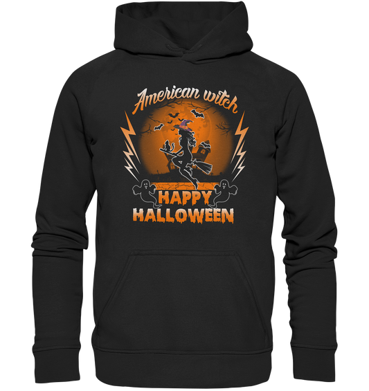 American Witch (Orange) - Kids Premium Hoodie