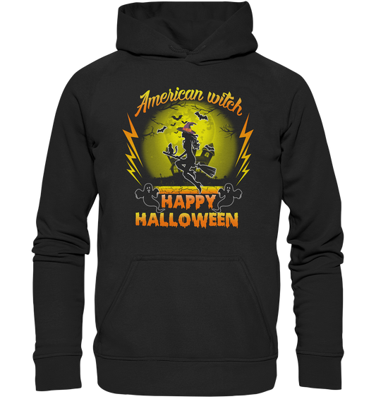 American Witch (Gelb) - Kids Premium Hoodie