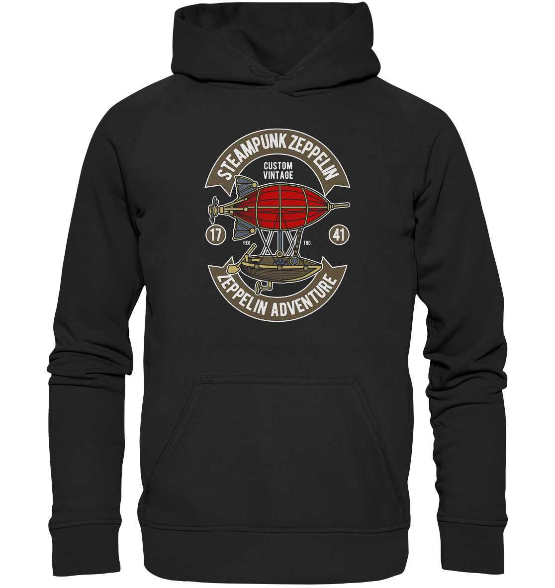 Steampunk Zeppelin - Kids Premium Hoodie
