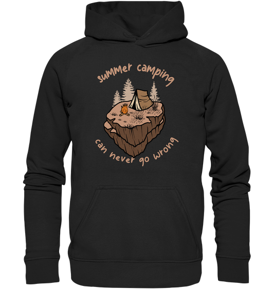 Summer Camping Can Never Go Wrong - Kids Premium Hoodie