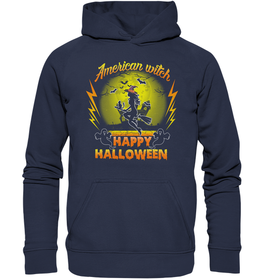 American Witch (Gelb) - Kids Premium Hoodie