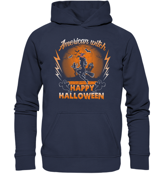 American Witch (Orange) - Kids Premium Hoodie