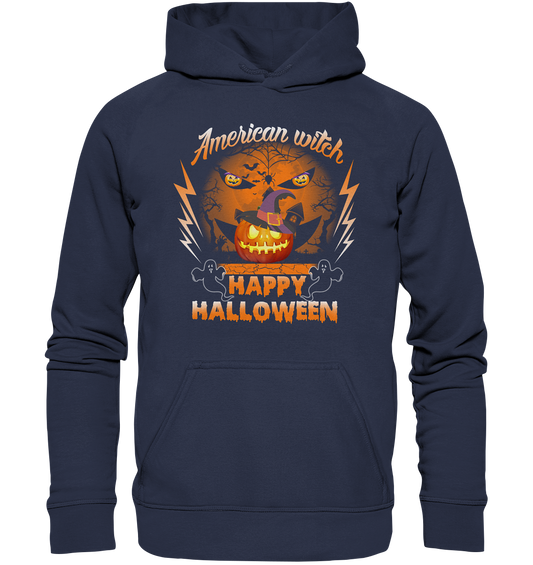 American Witch (Kürbis) - Kids Premium Hoodie