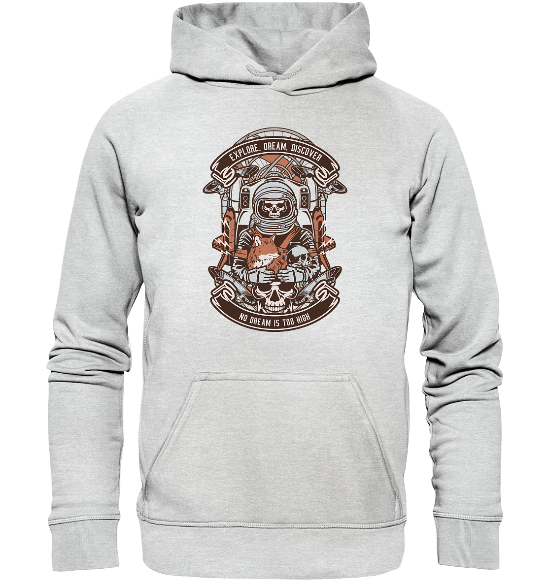 Astronaut Skull - Kids Premium Hoodie