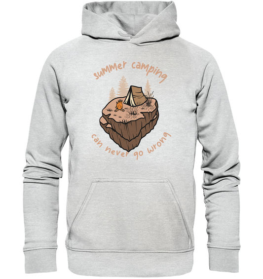 Summer Camping Can Never Go Wrong - Kids Premium Hoodie