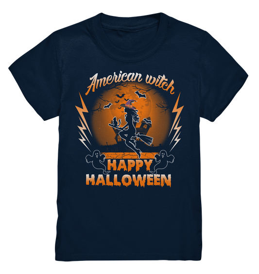 American Witch (Orange) - Kids Premium Shirt
