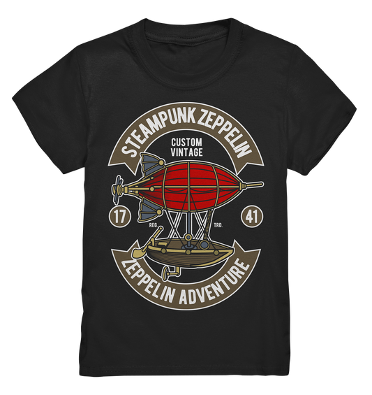 Steampunk Zeppelin - Kids Premium Shirt