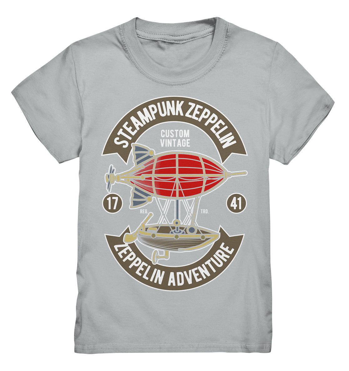Steampunk Zeppelin - Kids Premium Shirt