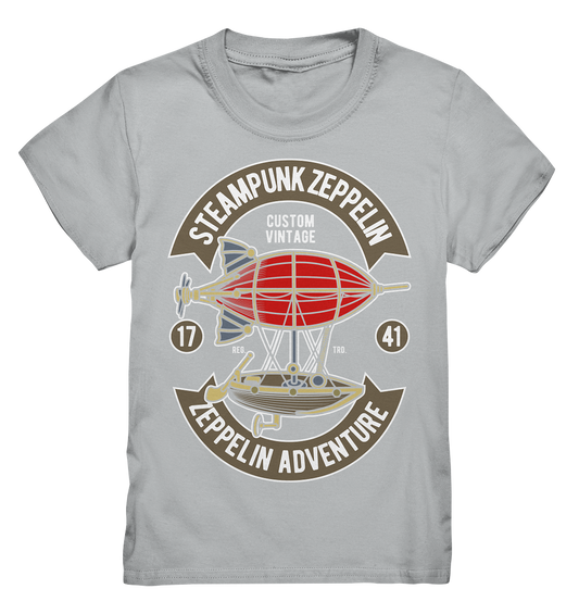 Steampunk Zeppelin - Kids Premium Shirt