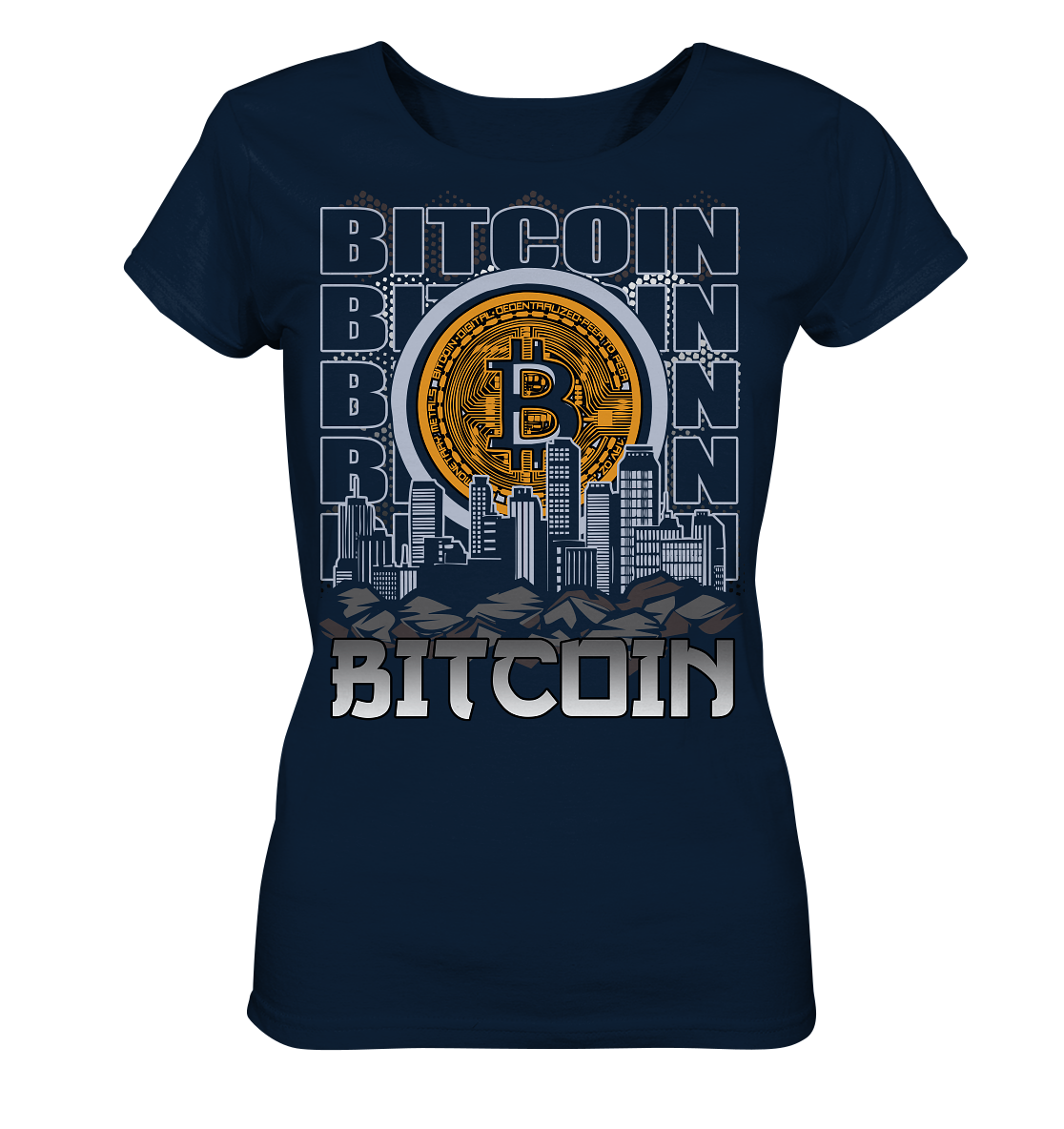 Bitcoin Town - Ladies Organic Shirt