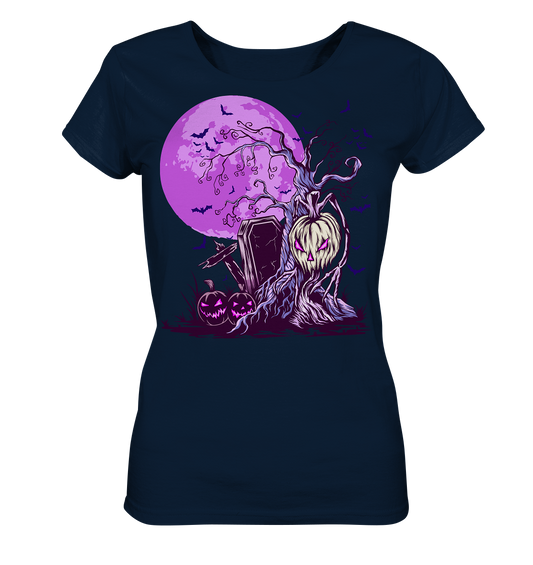 Halloween Illustration 6 - Ladies Organic Shirt