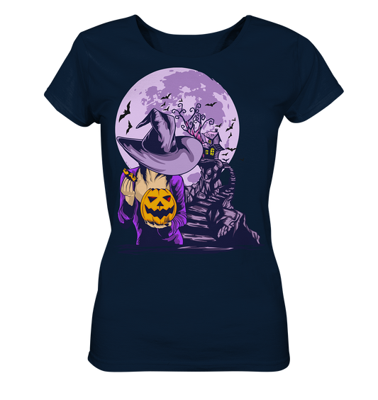 Halloween Illustration 8 - Ladies Organic Shirt