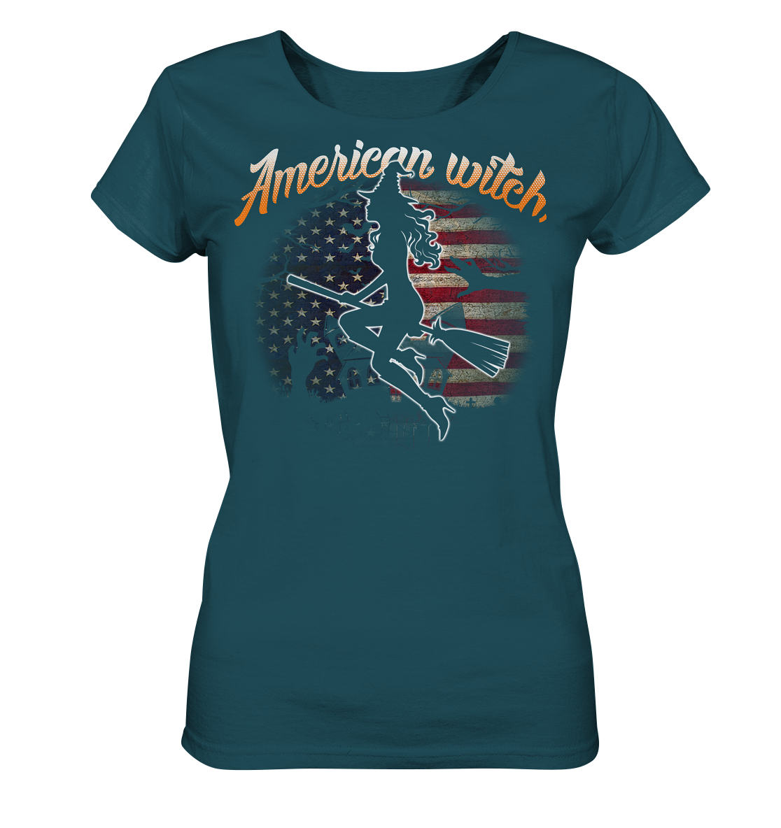 American Witch (Flagge) - Ladies Organic Shirt