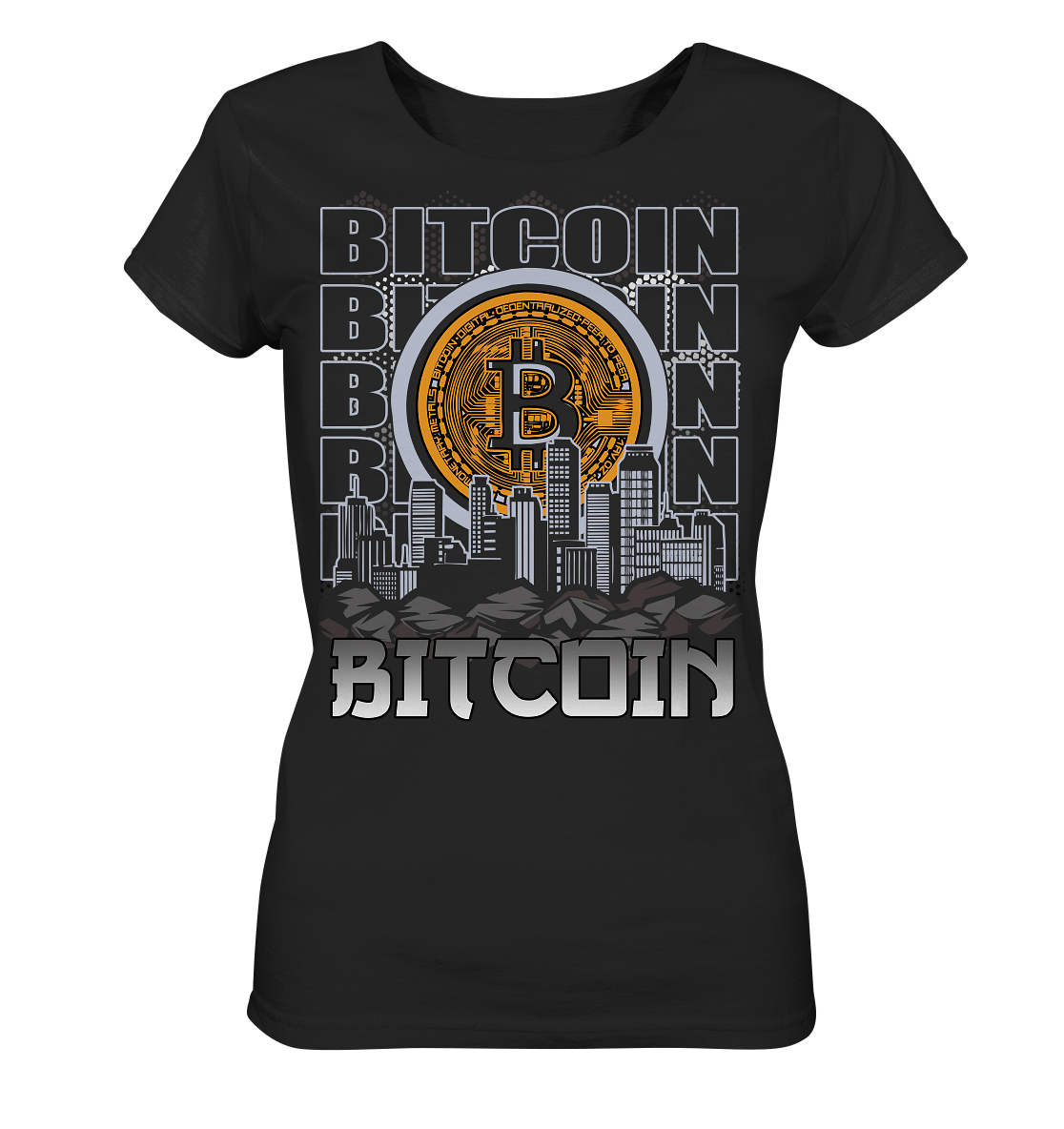 Bitcoin Town - Ladies Organic Shirt