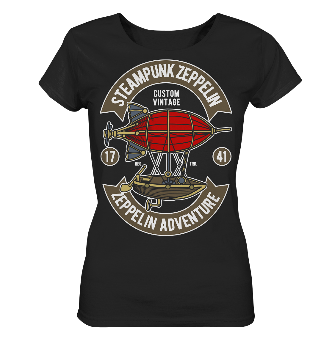 Steampunk Zeppelin - Ladies Organic Shirt