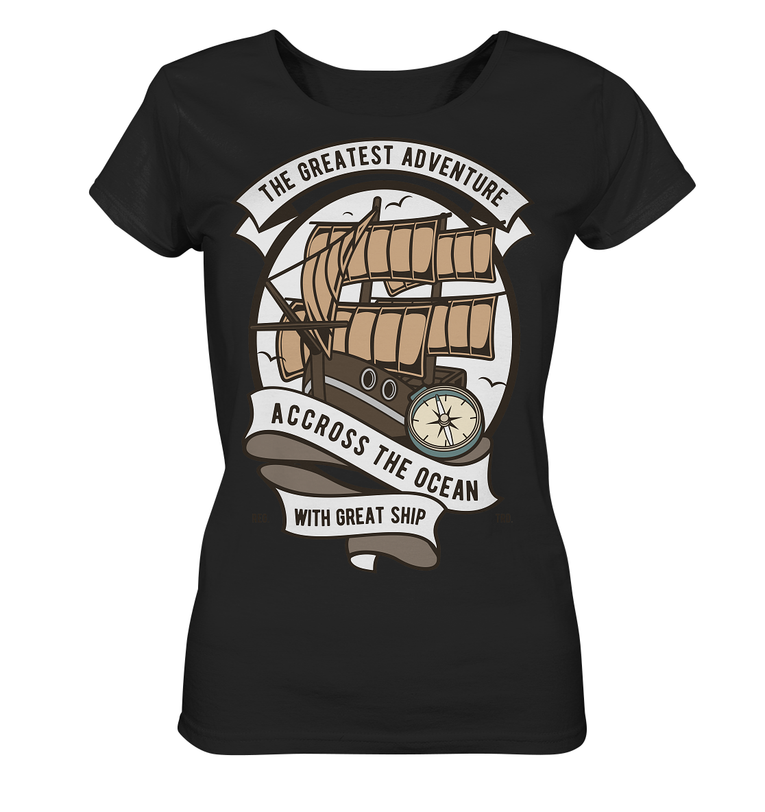 Accross The Ocean - Ladies Organic Shirt