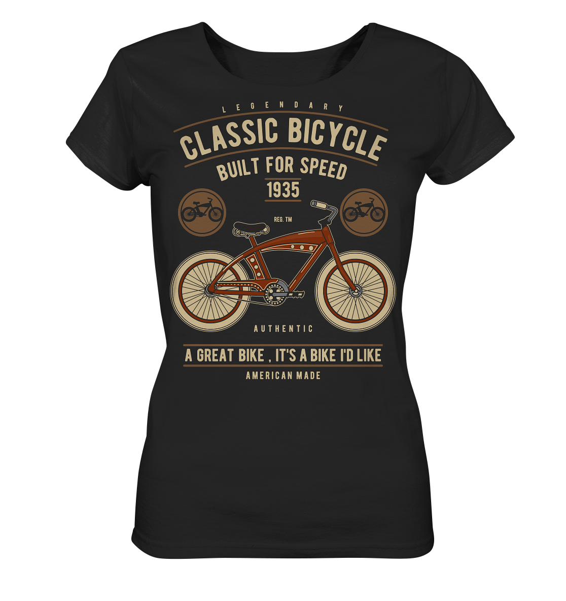 Classic Bicycle - Ladies Organic Shirt