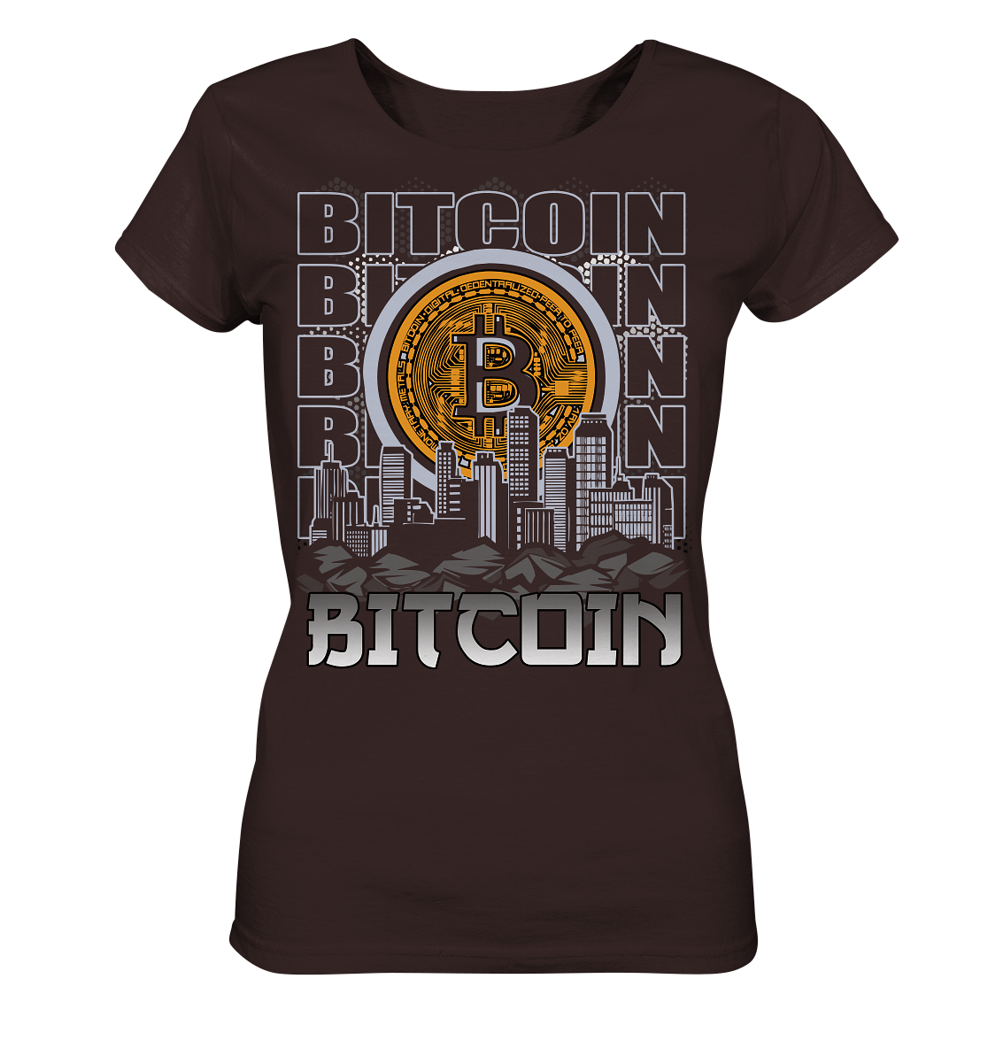 Bitcoin Town - Ladies Organic Shirt