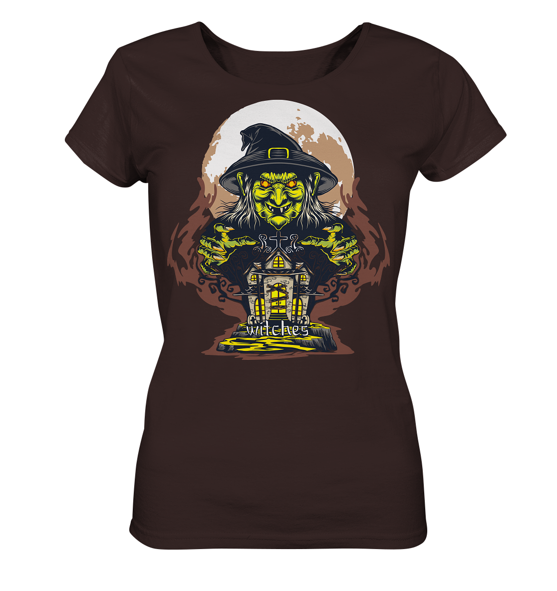 Halloween Illustration 10 - Ladies Organic Shirt