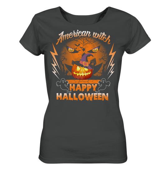 American Witch (Kürbis) - Ladies Organic Shirt