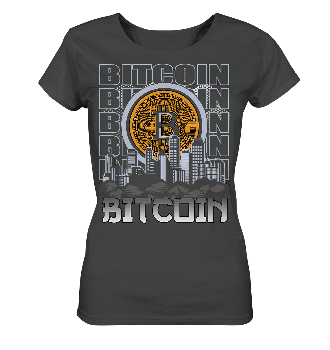 Bitcoin Town - Ladies Organic Shirt