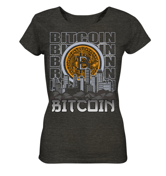 Bitcoin Town - Ladies Organic Shirt (meliert)