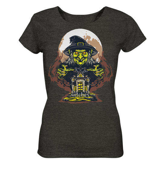 Halloween Illustration 10 - Ladies Organic Shirt (meliert)