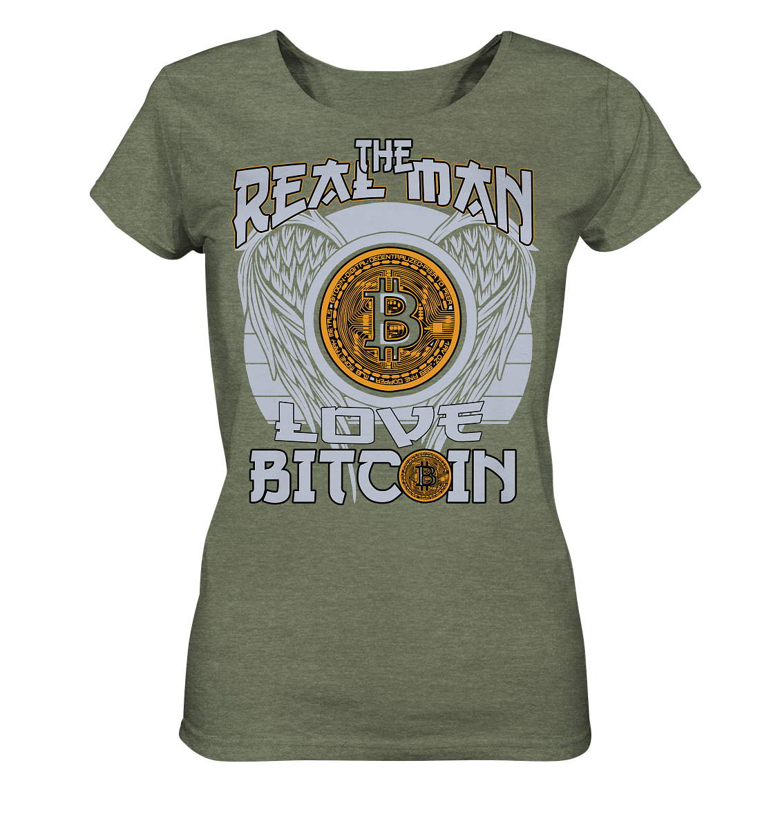 The Real Man - Ladies Organic Shirt (meliert)