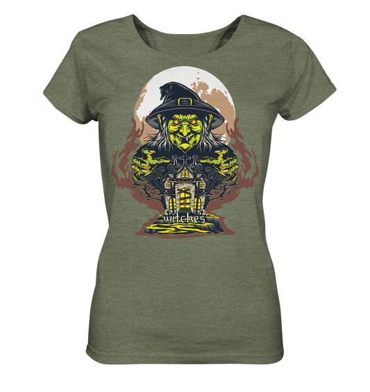 Halloween Illustration 10 - Ladies Organic Shirt (meliert)