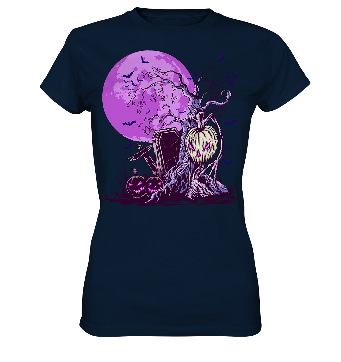 Halloween Illustration 6 - Ladies Premium Shirt