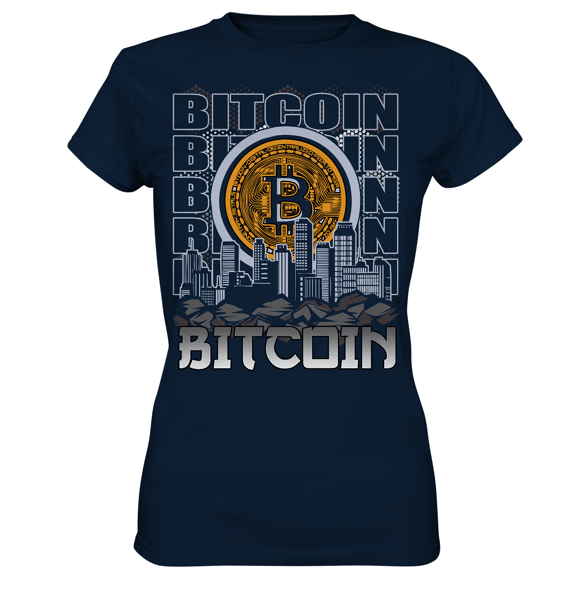 Bitcoin Town - Ladies Premium Shirt