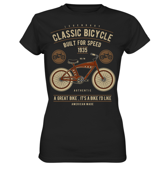 Classic Bicycle - Ladies Premium Shirt