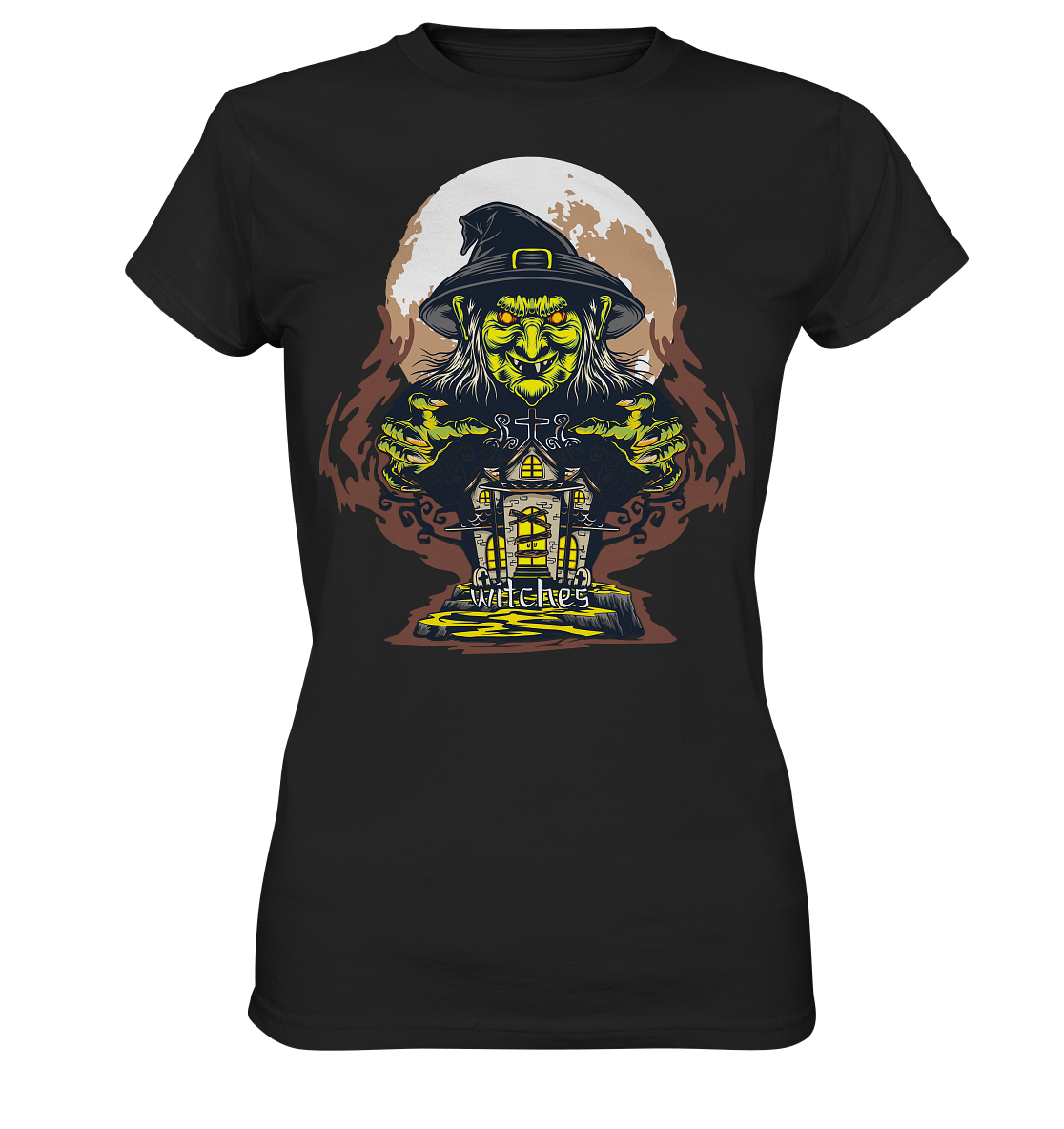 Halloween Illustration 10 - Ladies Premium Shirt