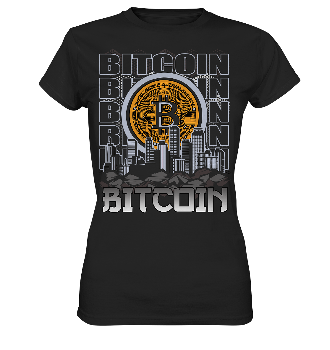 Bitcoin Town - Ladies Premium Shirt