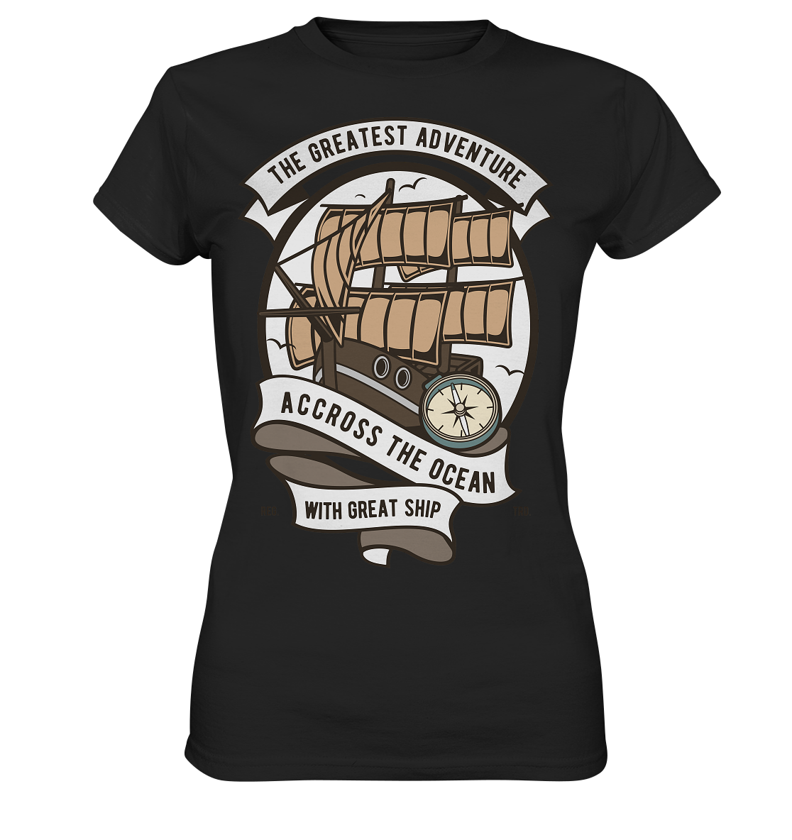 Accross The Ocean - Ladies Premium Shirt