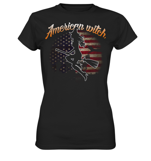 American Witch (Flagge) - Ladies Premium Shirt