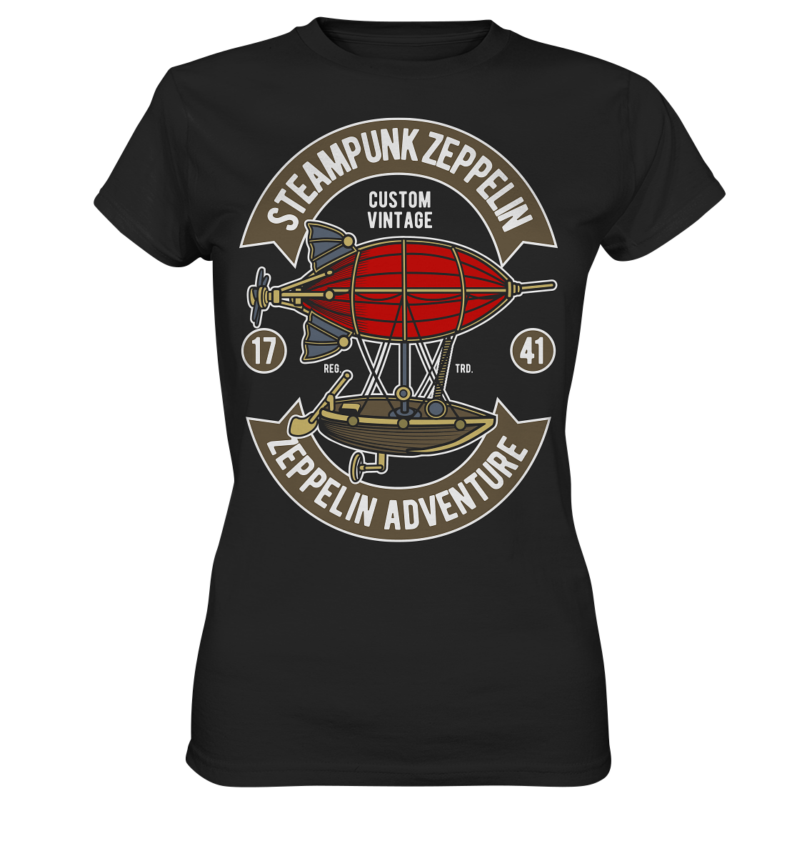 Steampunk Zeppelin - Ladies Premium Shirt