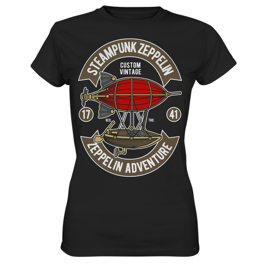 Steampunk Zeppelin - Ladies Premium Shirt