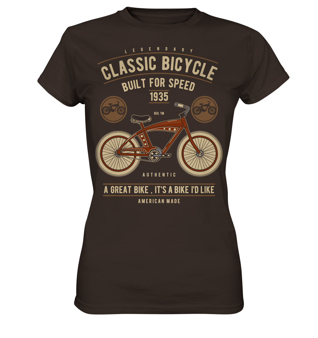 Classic Bicycle - Ladies Premium Shirt