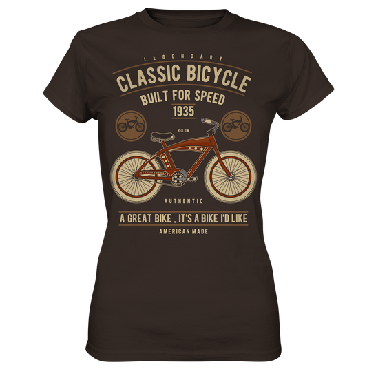Classic Bicycle - Ladies Premium Shirt