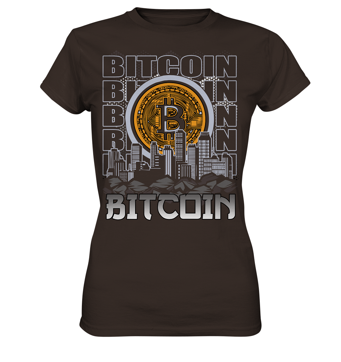 Bitcoin Town - Ladies Premium Shirt