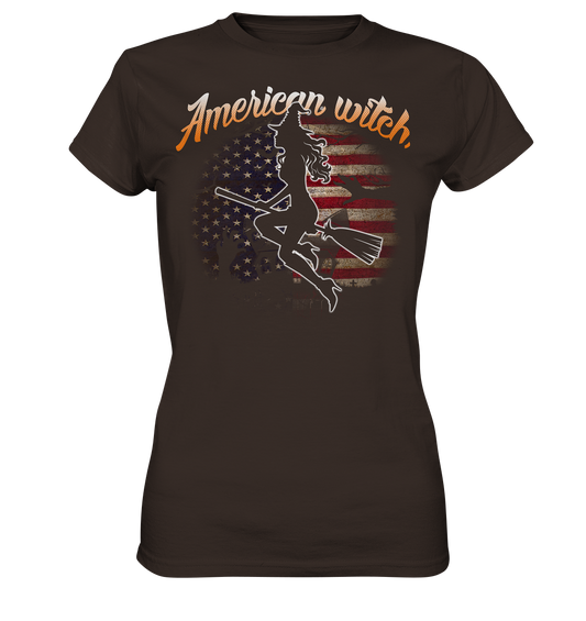 American Witch (Flagge) - Ladies Premium Shirt