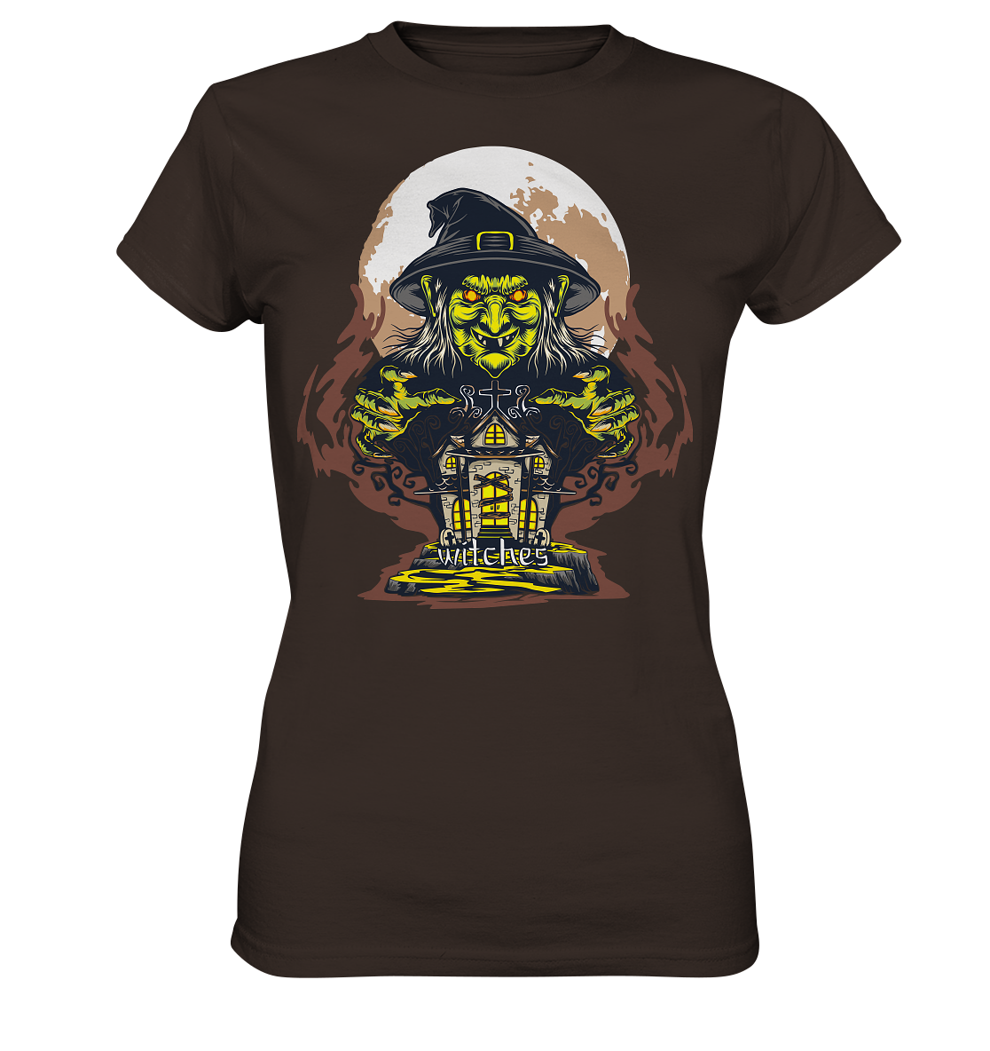 Halloween Illustration 10 - Ladies Premium Shirt