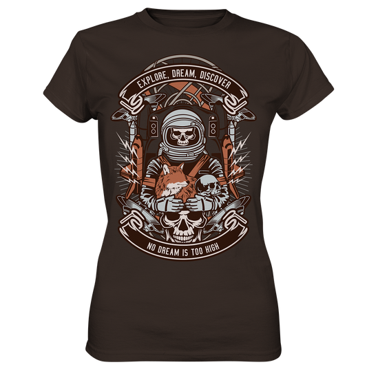 Astronaut Skull - Ladies Premium Shirt