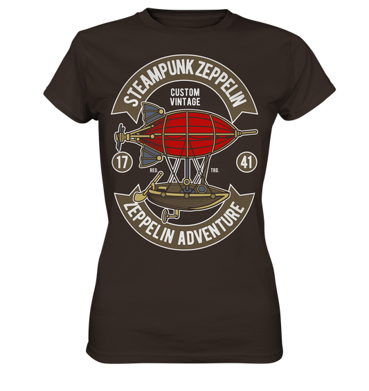 Steampunk Zeppelin - Ladies Premium Shirt