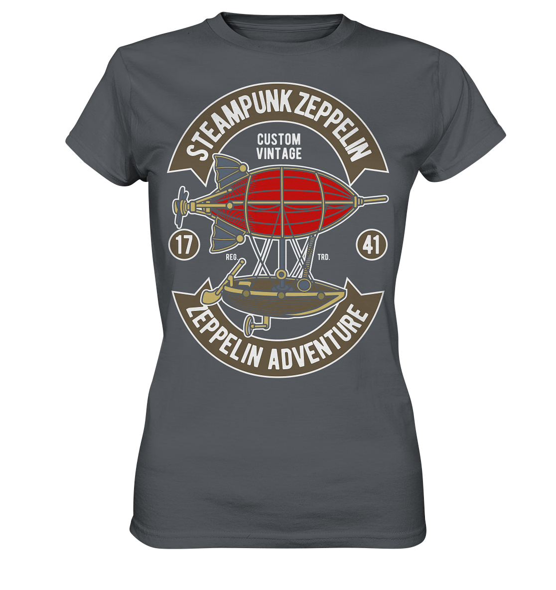 Steampunk Zeppelin - Ladies Premium Shirt