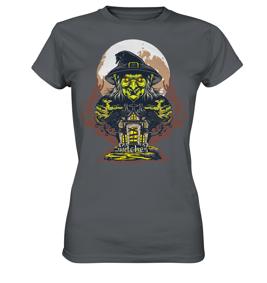 Halloween Illustration 10 - Ladies Premium Shirt