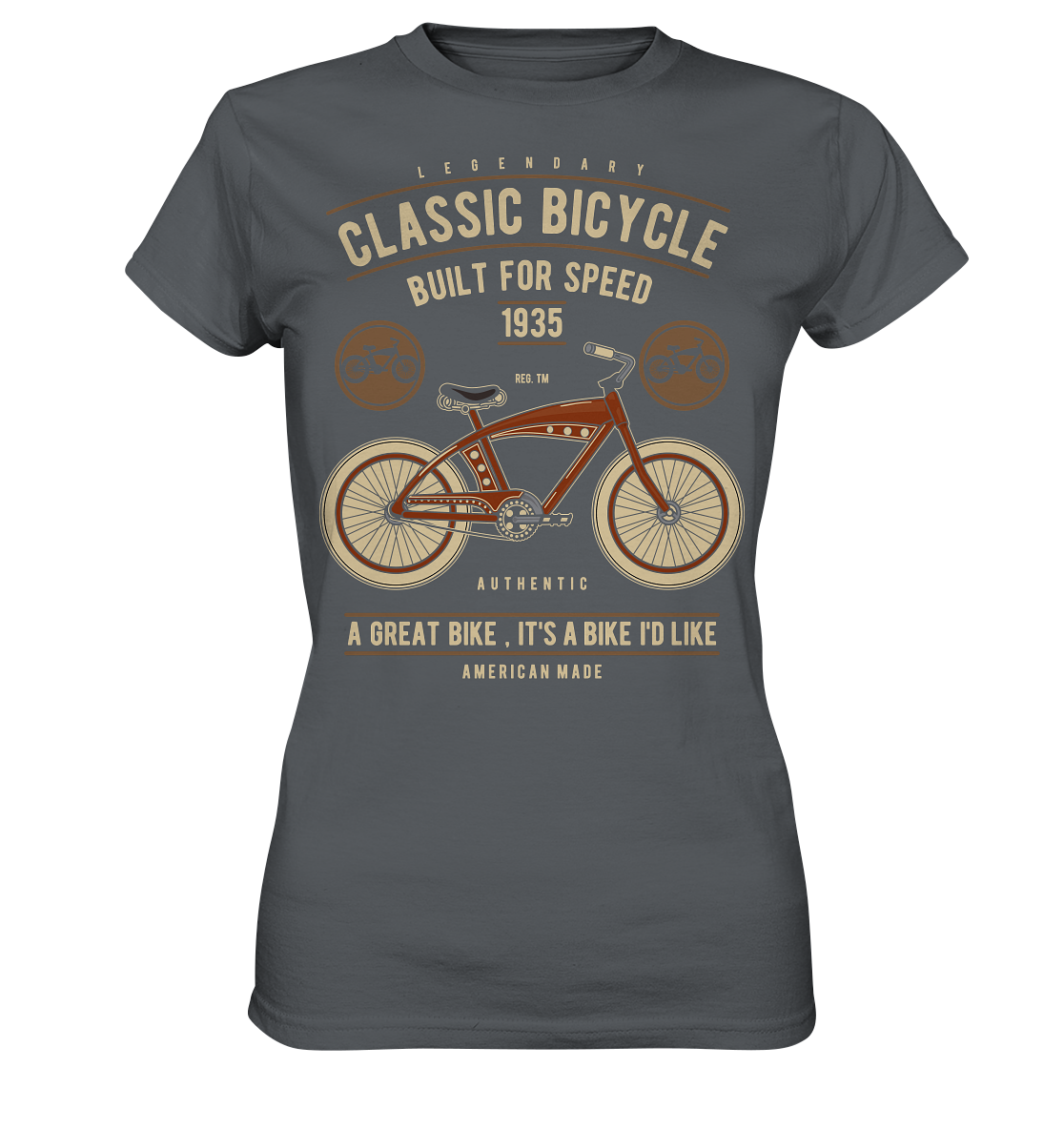 Classic Bicycle - Ladies Premium Shirt