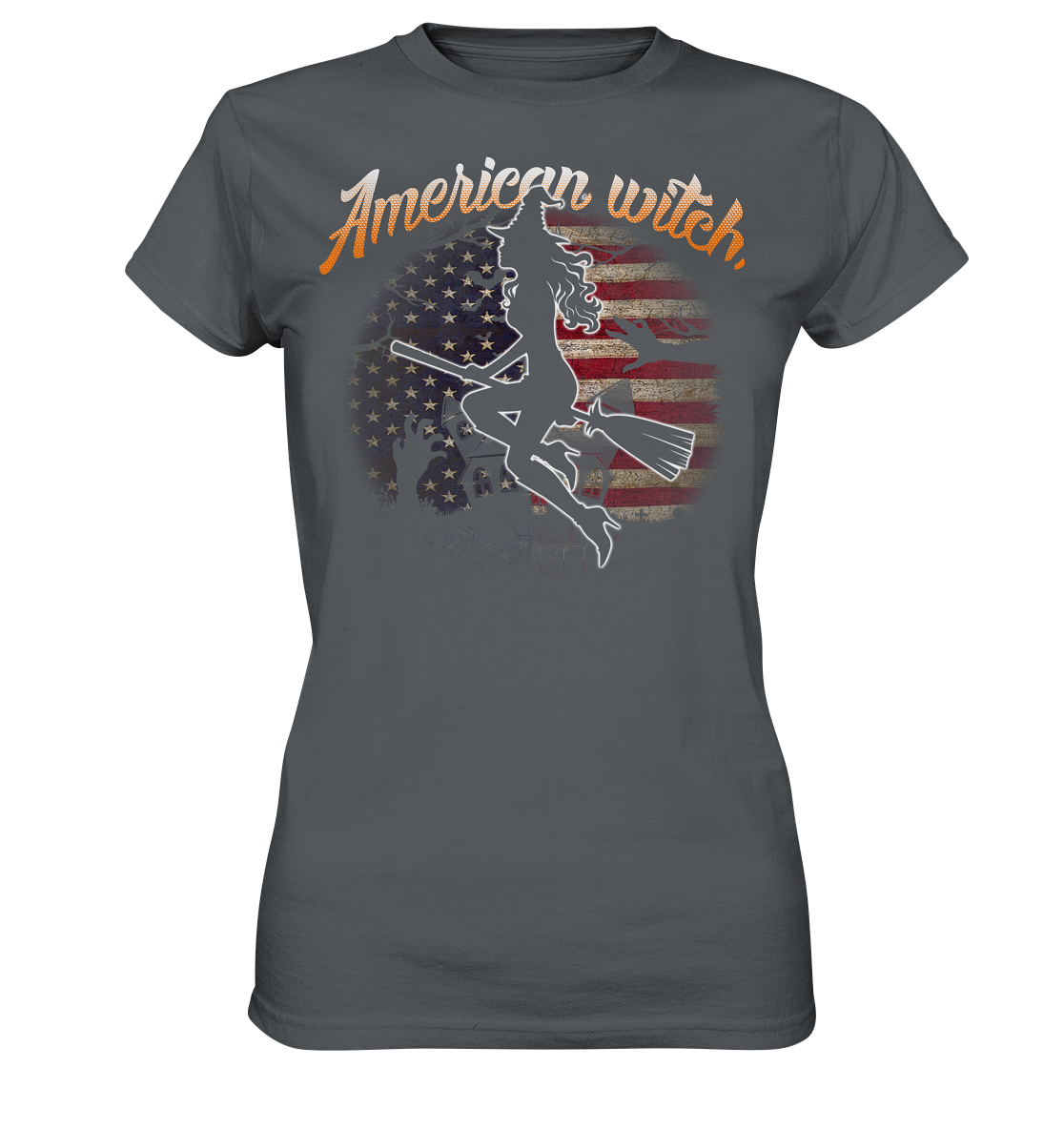 American Witch (Flagge) - Ladies Premium Shirt